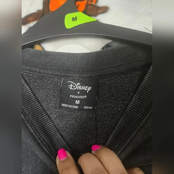 Disney Tim Burton The Nightmare Before Christmas Graphic Sweatshirt Acid Washed - Picture 7 of 8